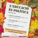#Debatmestre Taula rodona: L’educació és política